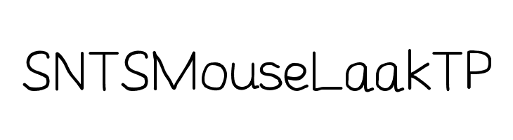 SNTSMouseLaakTP Font