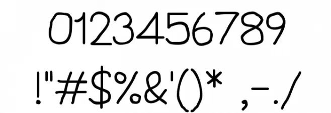 SNTSMouseLaakTP Font OTHER CHARS