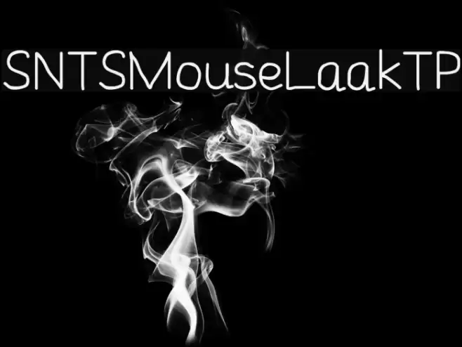 SNTSMouseLaakTP Font examples