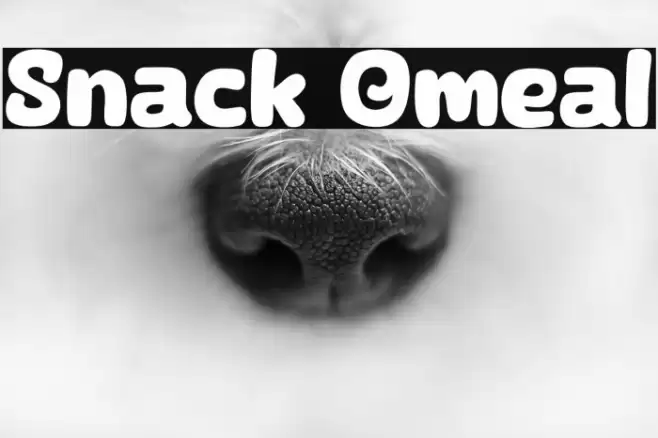 Snack Omeal फ़ॉन्ट examples