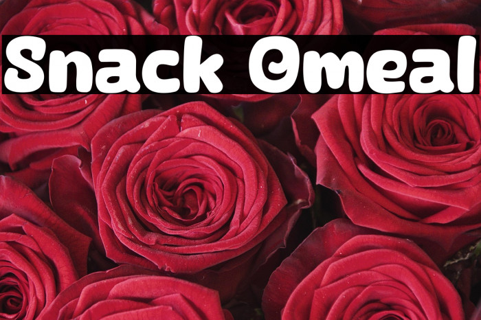 Snack Omeal Example 3