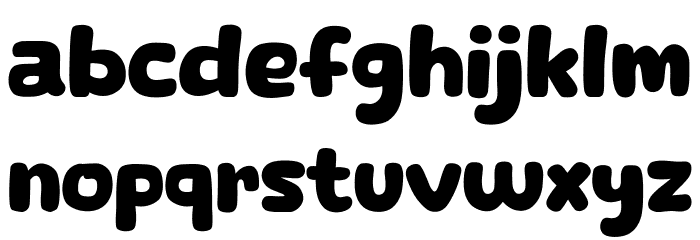 Snack Omeal Font LOWERCASE