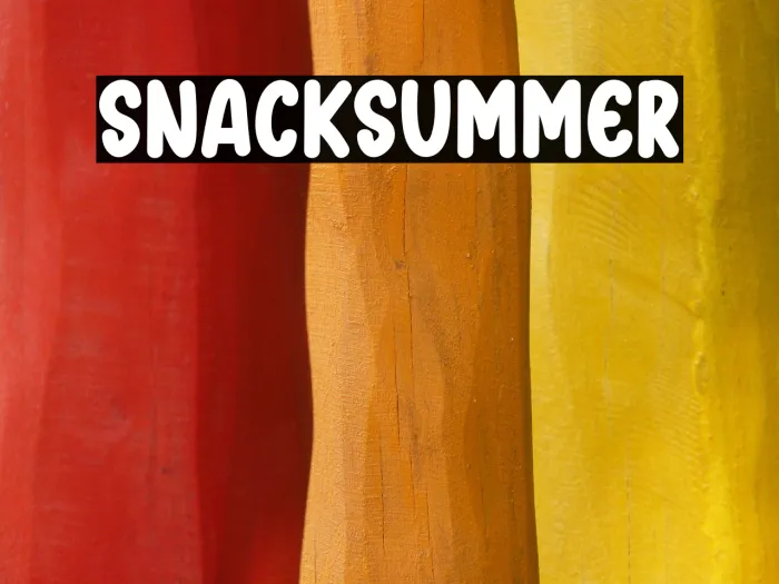 Snack Summer Example 2