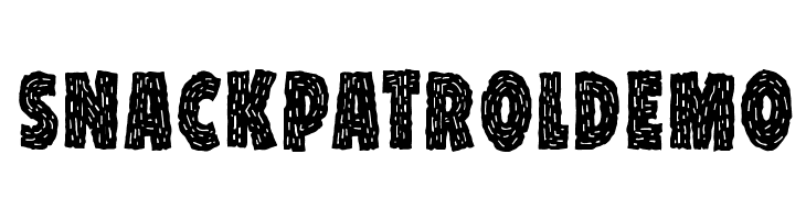 SnackPatrolDEMO  Frei Schriftart Herunterladen