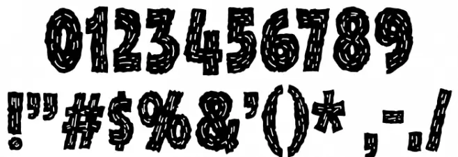 SnackPatrolDEMO Font OTHER CHARS