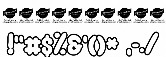 Snacker Comic Personal Use Only Font OTHER CHARS