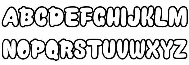 Snacker Comic Personal Use Only Schriftart Groß