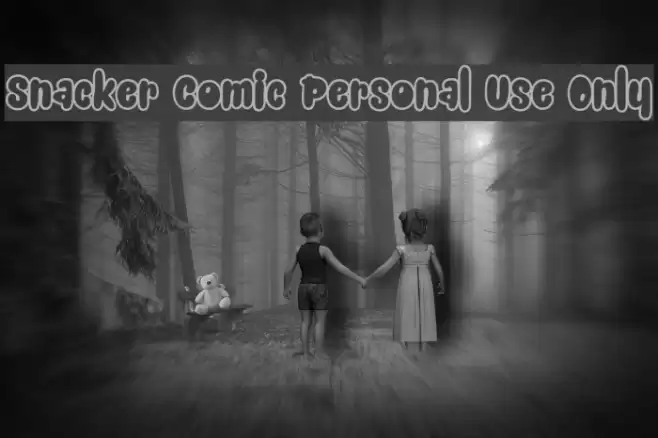 Snacker Comic Personal Use Only Font examples