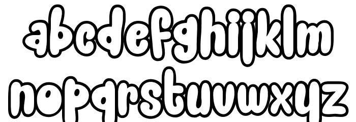 Snacker Comic Personal Use Only Font Litere mici