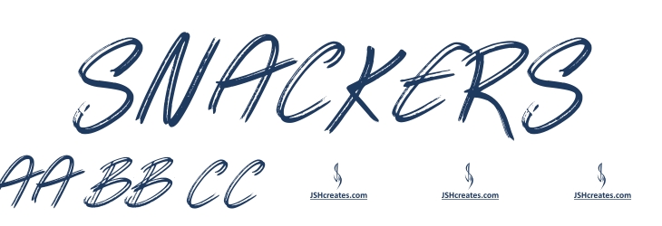 Snackers Font Preview