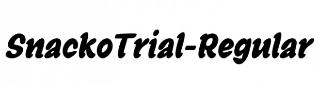 SnackoTrial-Regular  تنزيل الخطوط