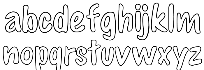 Snacktime Font LOWERCASE