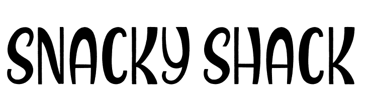 Snacky Shack フォント