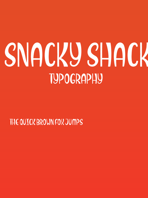 Snacky Shack Poster