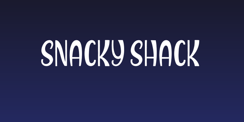 Snacky Shack Social Header