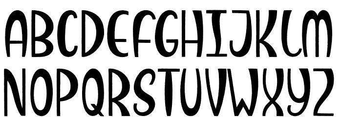 Snacky Shack Font LOWERCASE