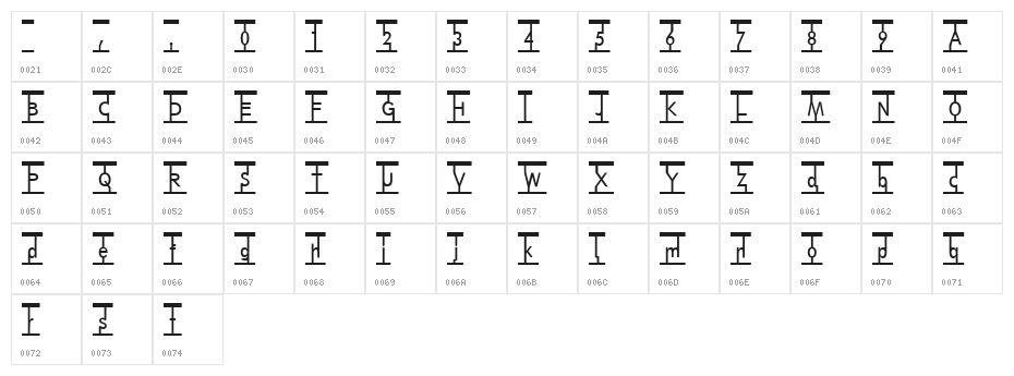 Snag Mag Character Map