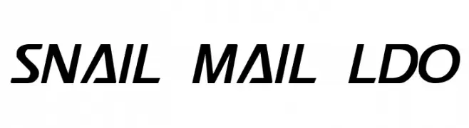 Snail Mail LDO  Frei Schriftart Herunterladen