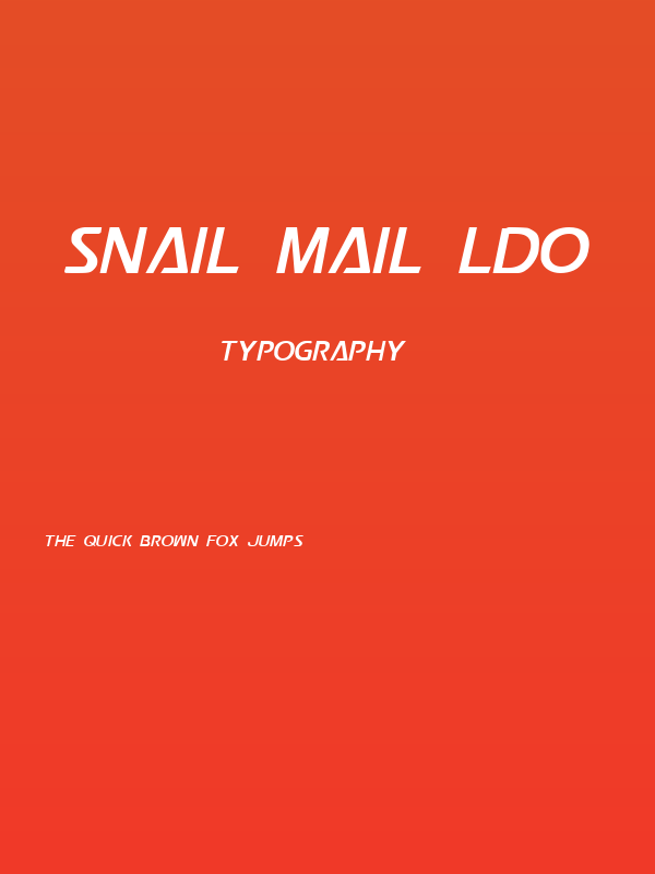 Snail Mail LDO Poster