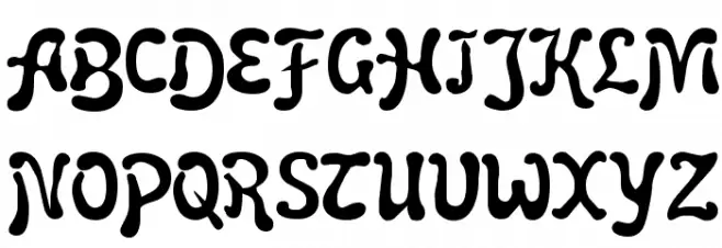 Snail n Ink フォント 大文字