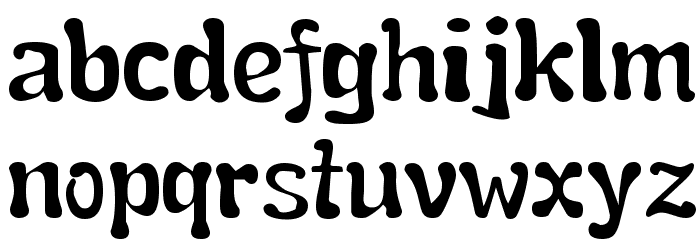 Snail n Ink Font LOWERCASE
