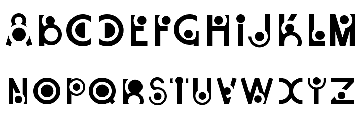 Snail Font LOWERCASE
