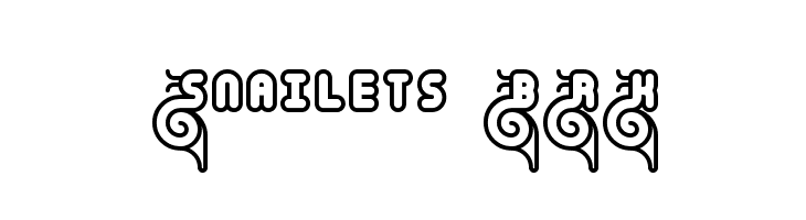 Snailets BRK Font