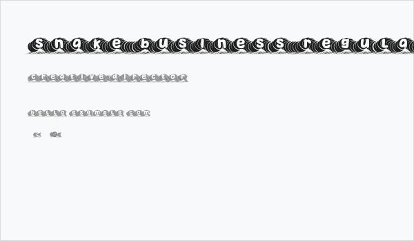 Snake Business Regular Business Card