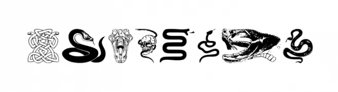 Snake Mix  font caratteri gratis