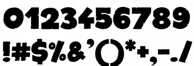 Snake in the Boot Font OTHER CHARS