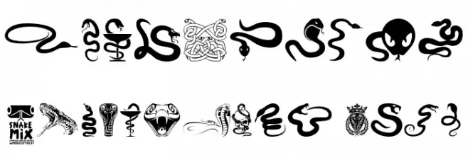 Snake mix Font OTHER CHARS