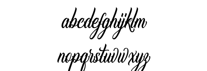 SnakeFangs FREE Font LOWERCASE