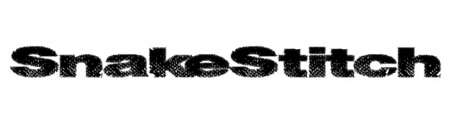 SnakeStitch  baixar fontes gratis