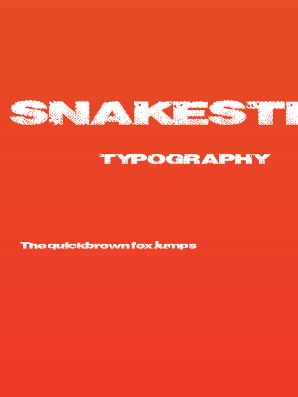 SnakeStitch Poster