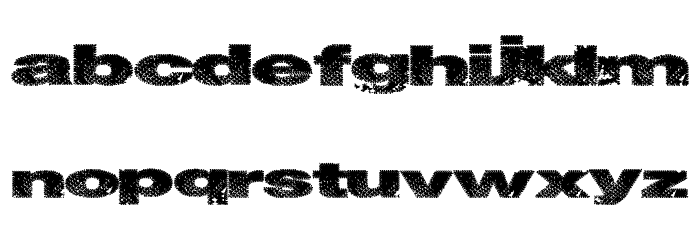 SnakeStitch Font LOWERCASE