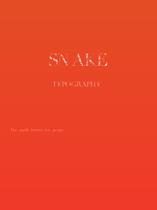 Snake Poster
