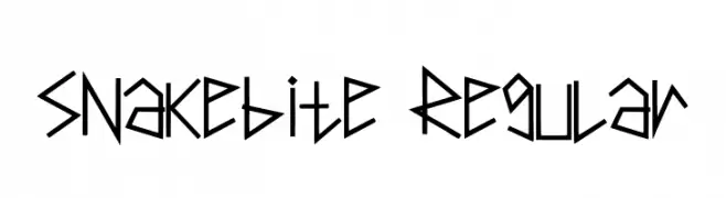 Snakebite Regular  Frei Schriftart Herunterladen