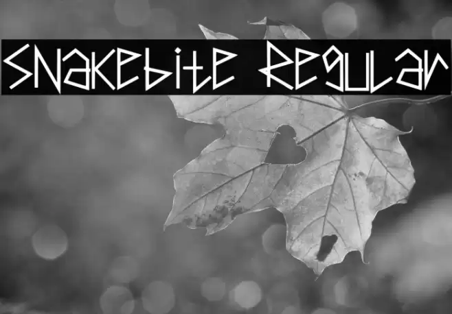 Snakebite Regular Font examples