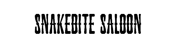 Snakebite Saloon Font