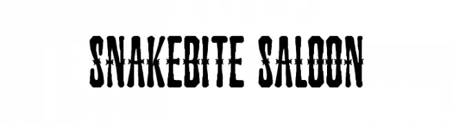 Snakebite Saloon  baixar fontes gratis