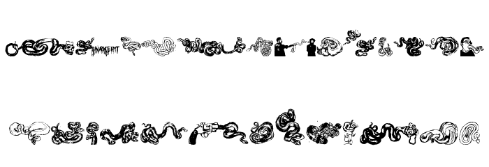 Snakepit Font LOWERCASE
