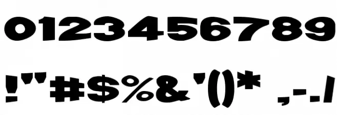 Snap Font OTHER CHARS