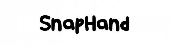 SnapHand  Frei Schriftart Herunterladen