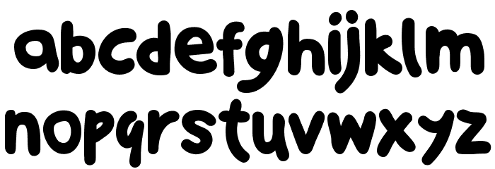 SnapHand Font LOWERCASE
