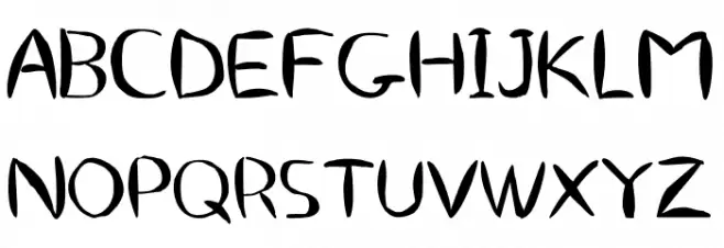 Snap_P Schriftart Groß