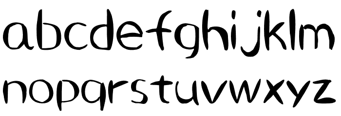 Snap_P Font LOWERCASE