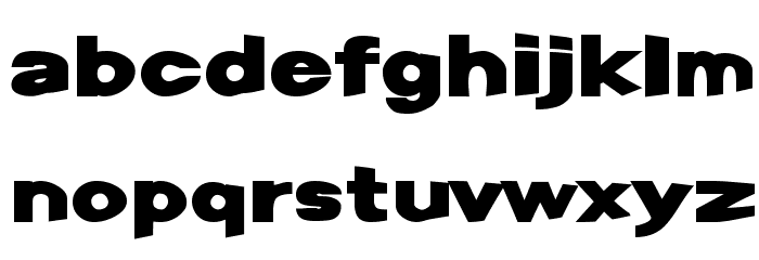Snap Font LOWERCASE