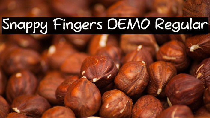 Snappy Fingers DEMO Regular Example 1