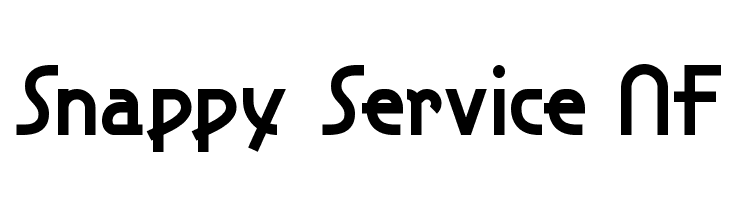 Snappy Service NF Font