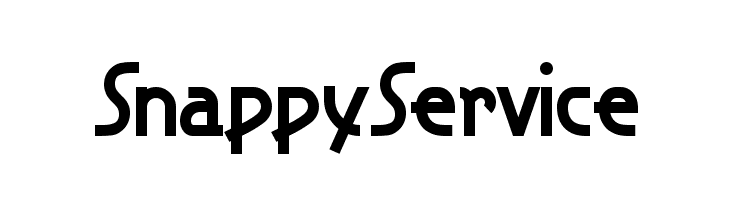 SnappyService  les polices de caractères gratuit tlcharger